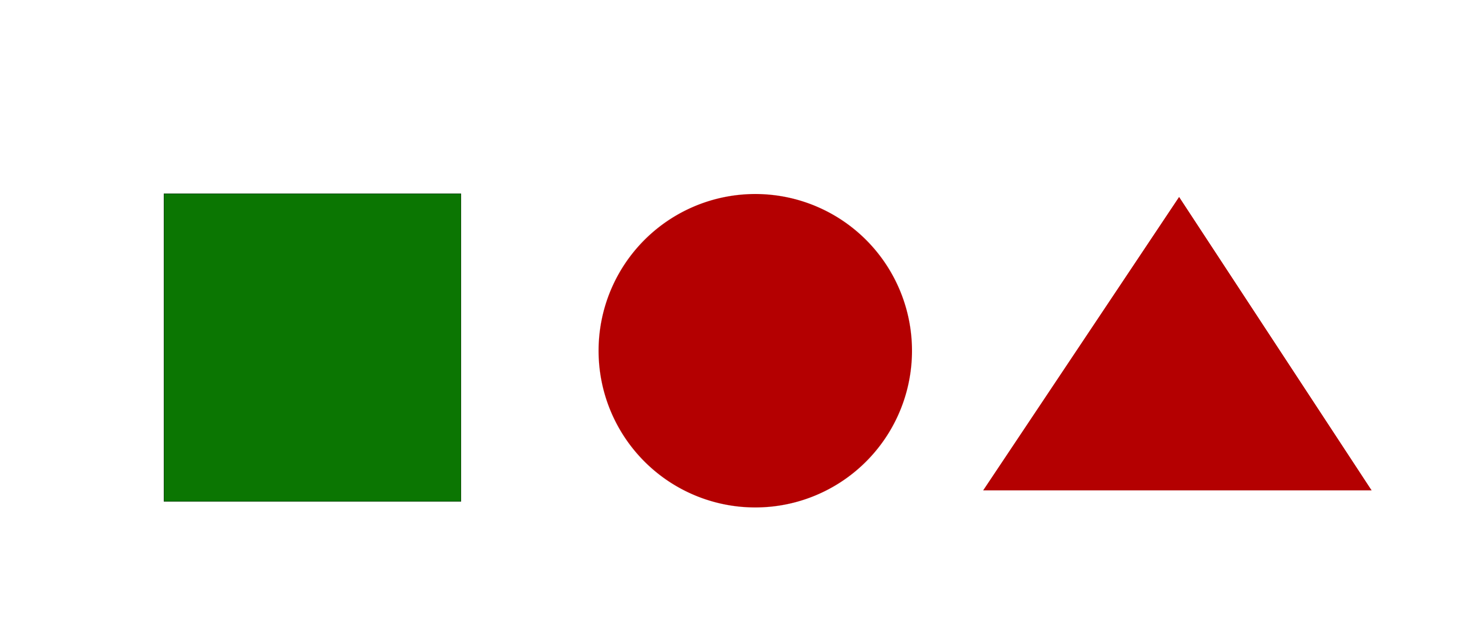 von links nach rechts: Optimal, zu fett, zu dünn